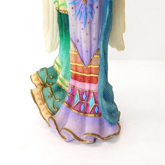 Vintage Lenox Angel of Peace Figurine Resin Angels of Life 11" - Picture 4 of 9